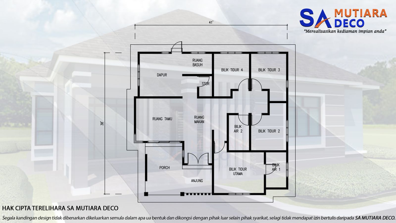 Mutiara Delima 1500 - Floor Plan